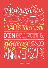 Joyeux anniversaire
