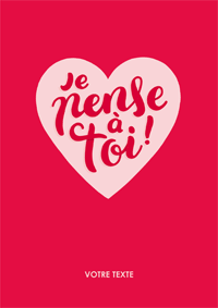 Je pense à toi !