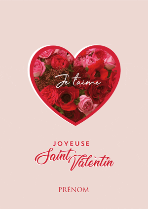 Joyeuse Saint Valentin, mon amour